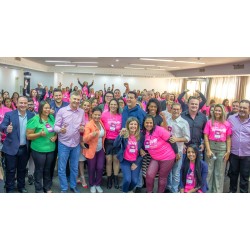 Governador Ratinho JR participa de encontro e elogia organização do Solidariedade no Paraná